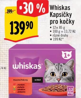 Albert Whiskas kapsičky pro kočky nabídka