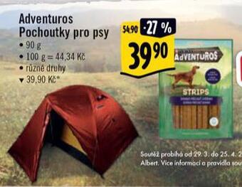 Albert Purina adventuros pochoutka pro psy nabídka