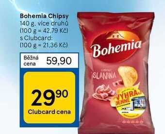 Tesco Bohemia chipsy 140 g nabídka