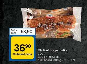 Tesco Ölz maxi burger bulky 300 g nabídka