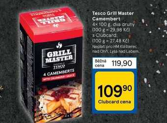 Tesco Tesco grill master camembert 4 x 100 g nabídka