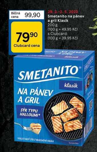 Tesco Smetanito na pánev a gril klasik 200 g nabídka