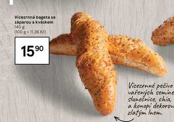 Tesco Vícezrnná bageta se záparou a kváskem 140 g nabídka