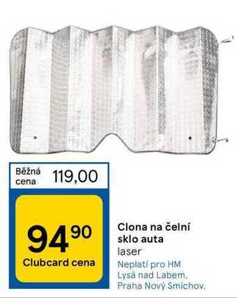 Tesco Clona na čelní sklo auta nabídka