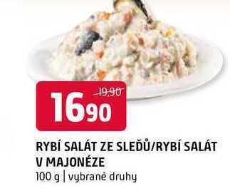 Rybí salát ze sleďů/rybí salát v majonéze 100 g
