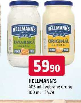 Terno Hellmann's 405 ml nabídka
