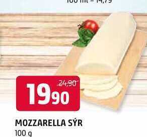 Terno Mozzarella sýr 100 g nabídka