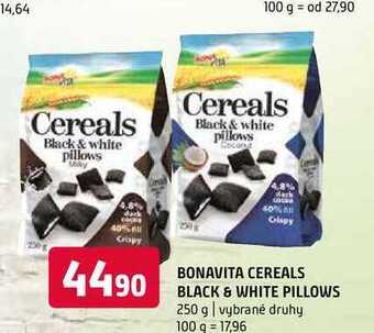 Terno Bonavita cereals black & white pillows 250 g nabídka