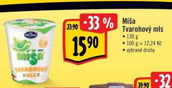 Albert Míša tvarohový mls • 130 g nabídka