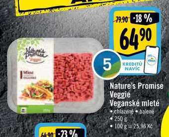 Albert Nature's promise veggie veganské mleté 250 g nabídka