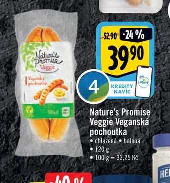 Albert Nature's promise veggie veganská pochoutka 120 g nabídka