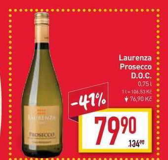 Billa Laurenza prosecco d.o.c. 0,75l nabídka