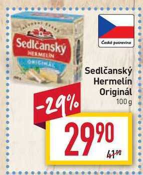 Billa Sedlčanský hermelín originál 100 g nabídka
