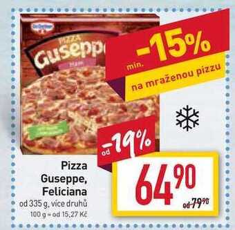Billa Pizza guseppe od 335 g nabídka