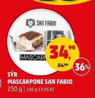 Penny Market Sýr mascarpone san fabio, 250 g nabídka