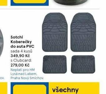 Tesco Sotchi koberečky do auta pvc nabídka