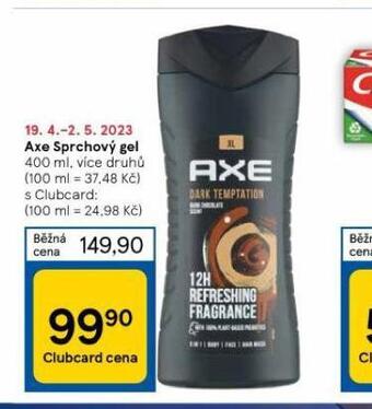 Tesco Axe sprchový gel nabídka