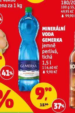 Penny Market Gemerka minerální voda nabídka