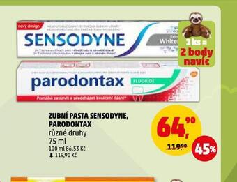 Penny Market Sensodyne zubní pasta nabídka