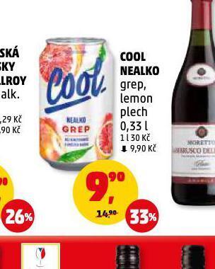 Penny Market Cool nealko nabídka