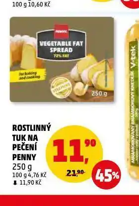 Penny Market Rostlinný tuk na pečení nabídka