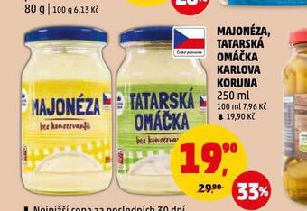 Penny Market Tatarská omáčka karlova koruna nabídka