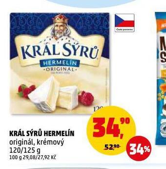 Penny Market Král sýrů hermelín nabídka
