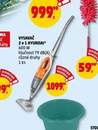 Penny Market Vysavač hyyundai 2v1 nabídka