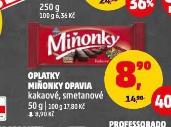 Penny Market Oplatky miňonky opavia nabídka