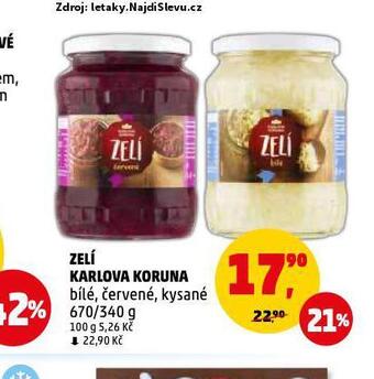 Penny Market Zelí karlova koruna nabídka