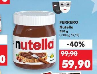 Kaufland Ferrero nutella nabídka