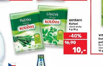 Kaufland Kotányi koření nabídka