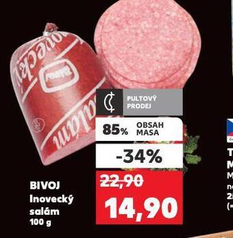 Kaufland Inovecký salám nabídka