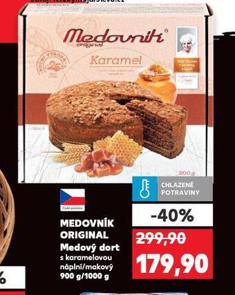 Kaufland Medovník originál medový dort nabídka