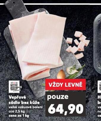 Kaufland Vepřové sádlo bez kůže nabídka
