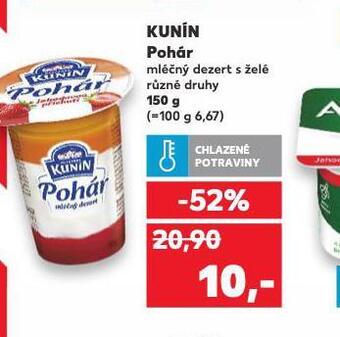 Kaufland Kunín pohár nabídka