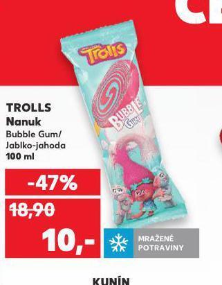 Kaufland Trolls nanuk nabídka
