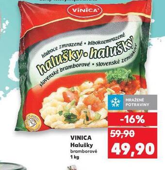 Kaufland Vinica halušky nabídka