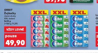 Orbit žvýkačky