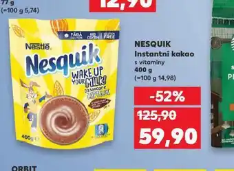 Kaufland Nesquik instantní kakao nabídka