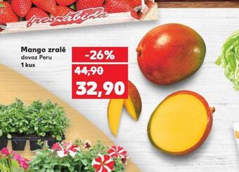 Kaufland Mango zralé nabídka