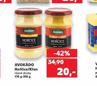 Kaufland Avokádo hořčice / křen nabídka