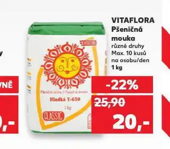 Kaufland Vitaflora pšeničná mouka nabídka