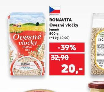 Kaufland Bonavita ovesné vločky nabídka