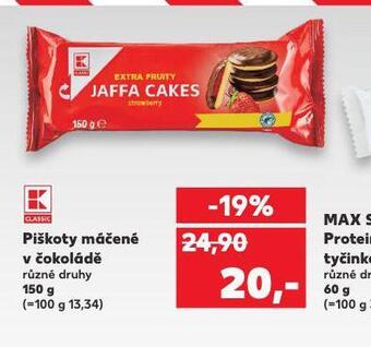 Kaufland Piškoty máčené v čokoládě nabídka