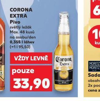 Kaufland Corona extra pivo nabídka