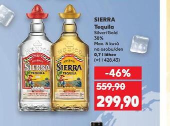 Kaufland Sierra tequila nabídka