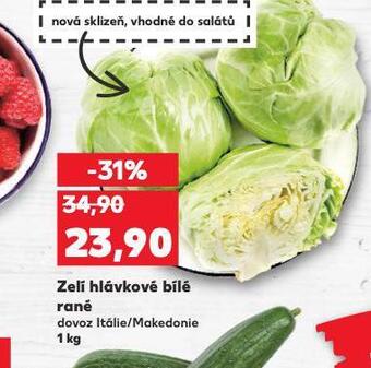 Kaufland Zelí hlávkové bílé nabídka