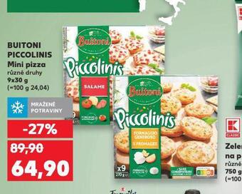 Kaufland Buitoni piccolinis mini pizza nabídka