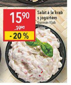 Globus Salát á la krab s jogurtem nabídka